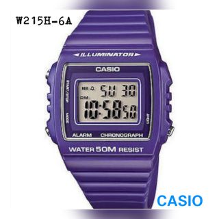 นาฬิกาข้อมือผู้หญิง Casio Standard รุ่น  W215H (6A) 👉ของแท้ 💯%👈