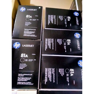 HP 81A CF281A Black ตลับหมึกโทนเนอร์ สีดำ ของแท้