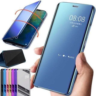 01 เคสฝาพับเงา Vivo V21 Y95 Y91 Y91 Y91I Y31 Y51 Y30 Y50 V11 V11I V15 V15pro V17 V19 เคส วีโว่ เคสสีเงา