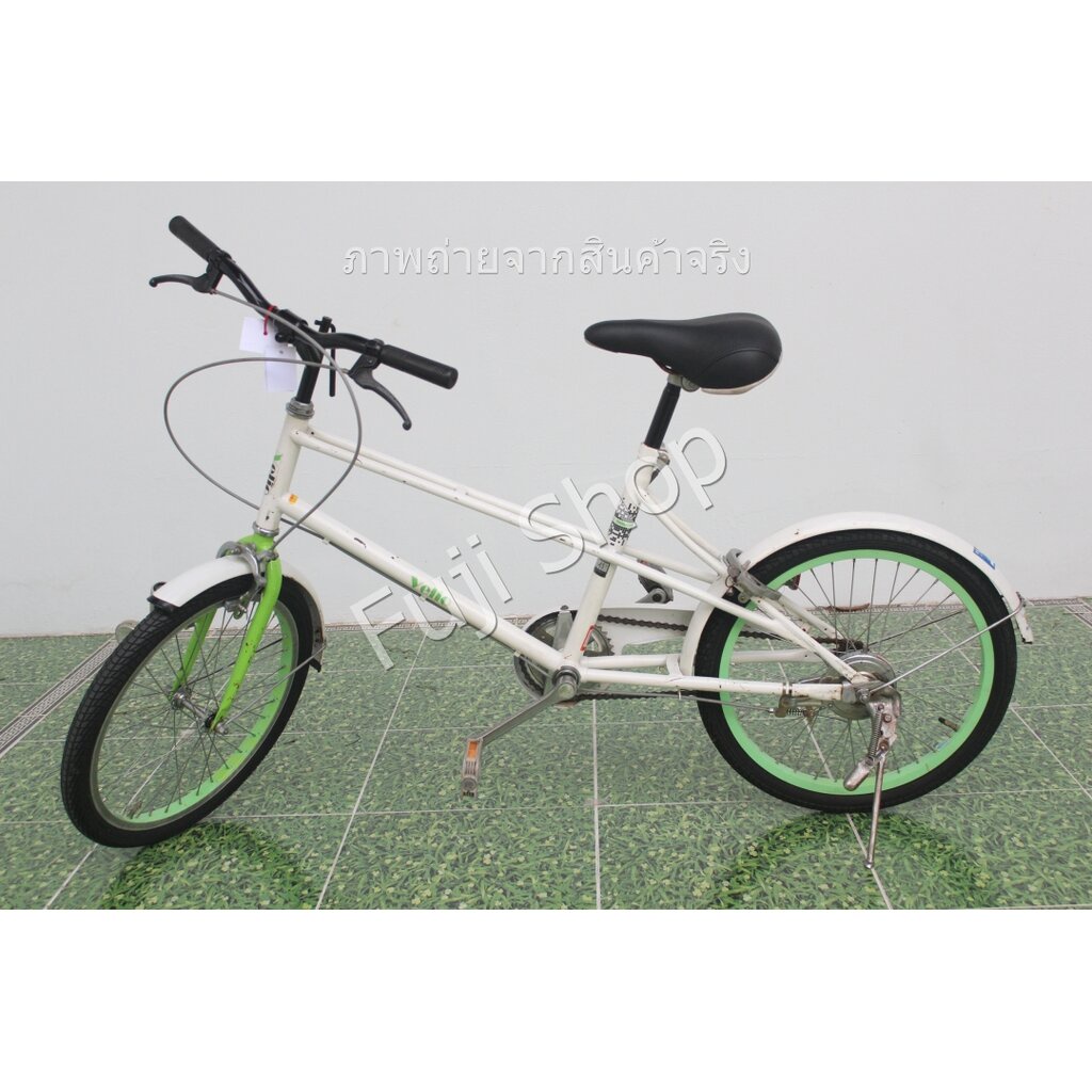 จักรยานญี่ปุ่น - ล้อ 20 นิ้ว - ไม่มีเกียร์ - สีขาว [จักรยานมือสอง]