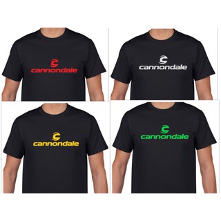 เสื้อคนอ้วนผญ - ดีไซน์ของ CANNONDALE - เสื้อเชิ้ตทรง DRI-Fit สีดําสําหรับจักรยาน/จักรยาน UNISEX