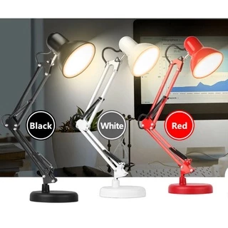 Table lamp - โคมไฟ โคมไฟตั้งโต๊ะ อ่านหนังสือ แบบตั้งพื้นพับเก็บได้ ใช้กับหลอดไฟขั้ว E27 มีให้เลือก3สี