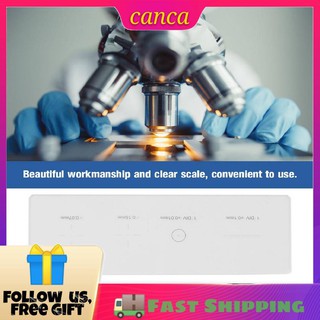 ✿canca✿ Microscope Objective Micrometer Calibration Slide Glass Stage DIV 0.01mm