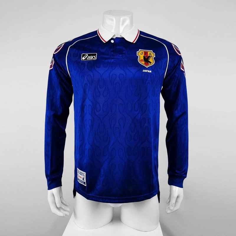 เสื้อกีฬาแขนยาว ลายทีมชาติฟุตบอลชั้นนํา 1998 season AAA คุณภาพสูง สไตล์ญี่ปุ่นเรโทร