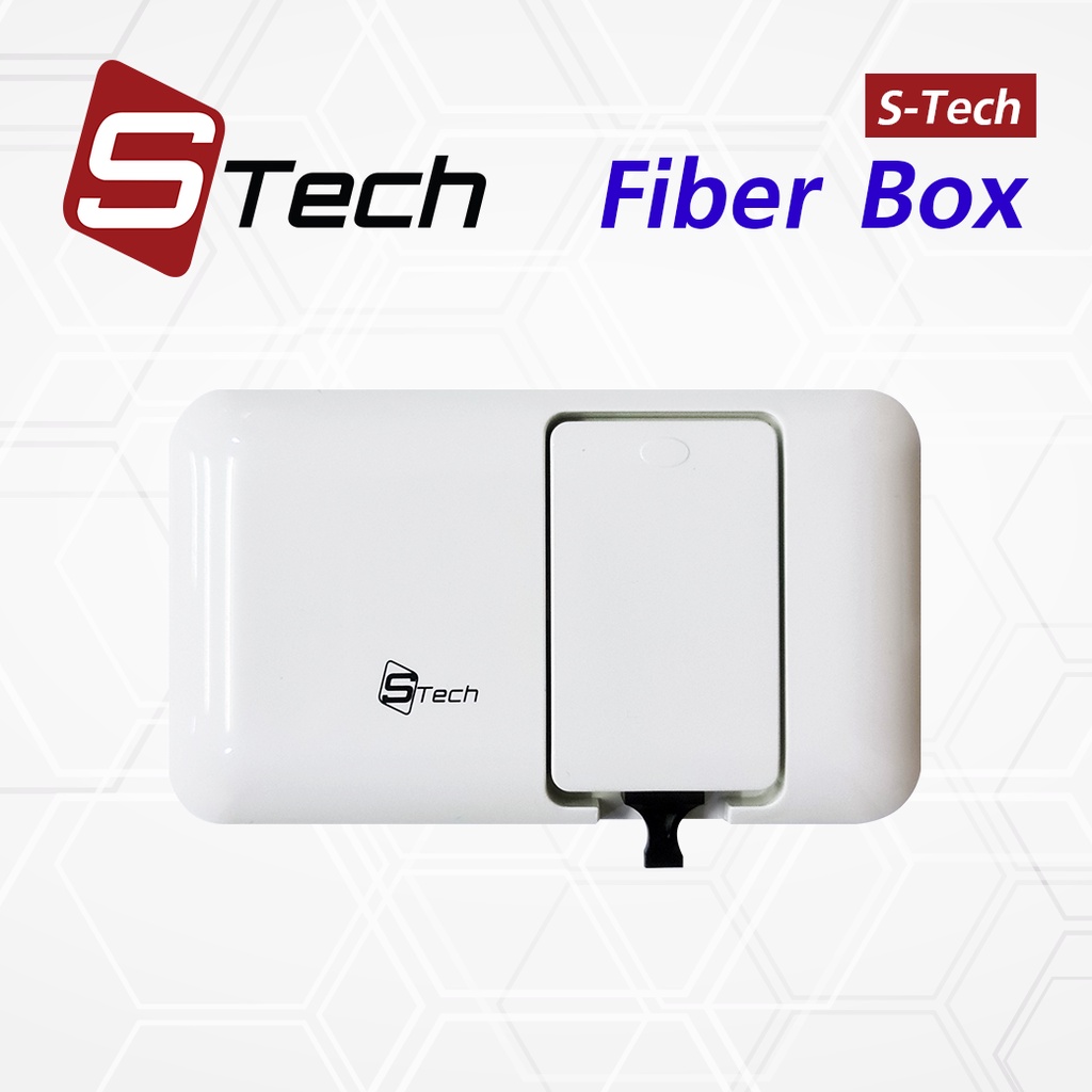 เต้าไฟเบอร์ FiberOptic 2x4 ติดผนังภายในบ้าน