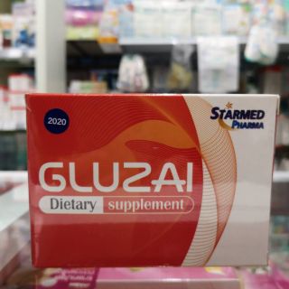 Gluzai กลูไซด์​ อาหารเสริมเพื่อสุขภาพและผิวสดใสอย่างเป็นธรรมชาติ​ 1กล่องบรรจุ​ 20เม็ด​ นำเข้าจากสวิตเซอร์แลนด์