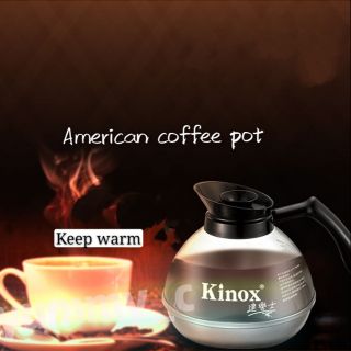 Kinox American 8895 กาน้ำชาหม้อกาแฟก้นเหล็ก 304 ฉนวนกันความร้อนด้านล่างเครื่องดื่มเพื่อความอบอุ่น