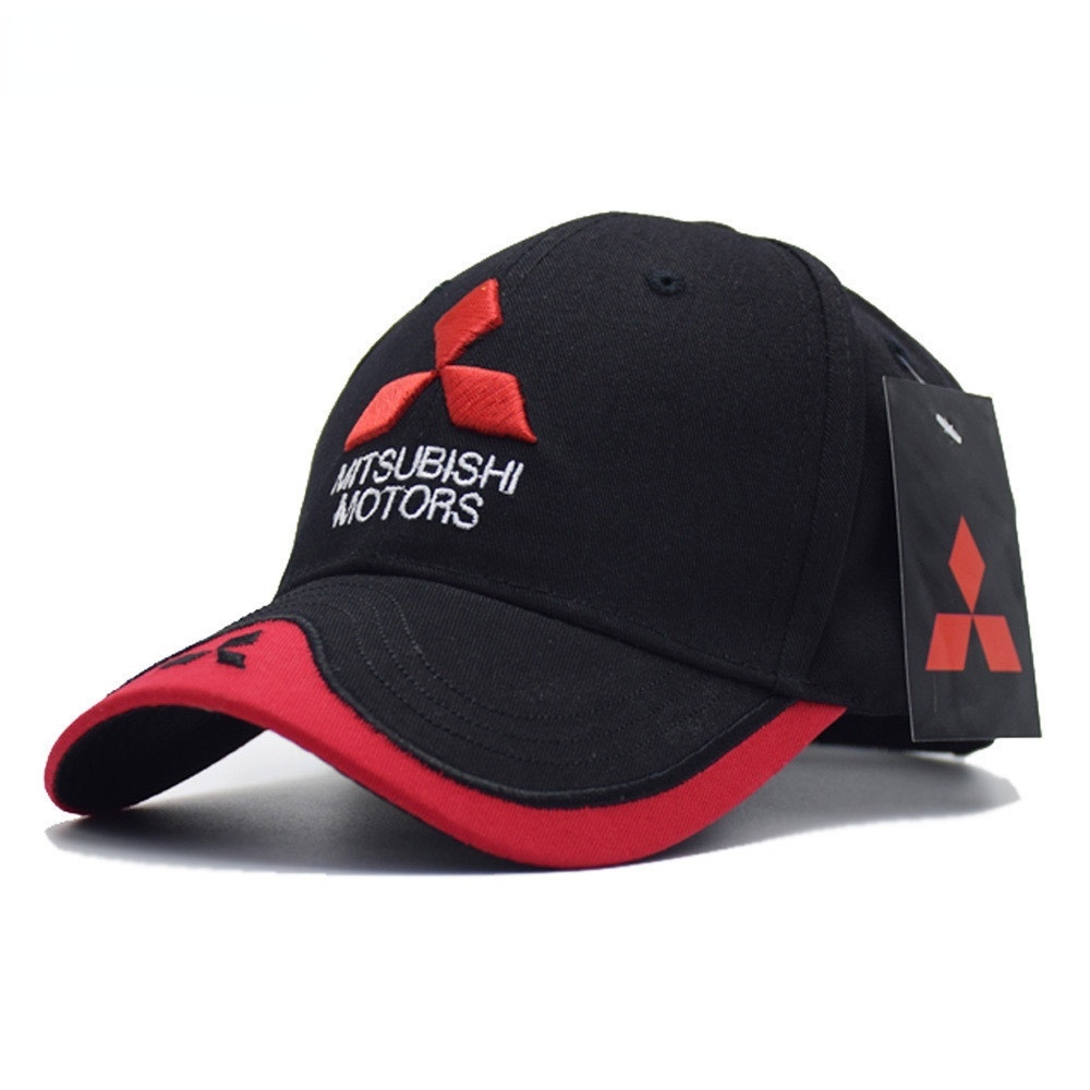 2021 ใหม่ 3D Mitsubishi โลโก้รถ MOTO GP Racing เบสบอล Trucket ปรับ Casual