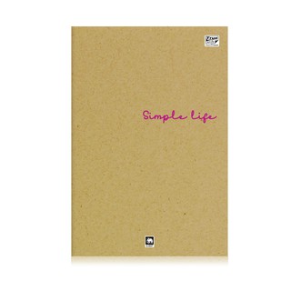 Elephant ตราช้าง สมุด สมุดนักเรียน 70 แกรม 60 แผ่น 9/60 Q-204T (ปกกระดาษคราฟต์)