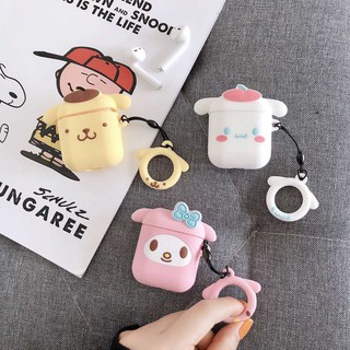 เคสหูฟังบลูทูธไร้สายลายการ์ตูนสําหรับ airpods 1 2 pro Cute Cartoon Cinnamoroll Melody