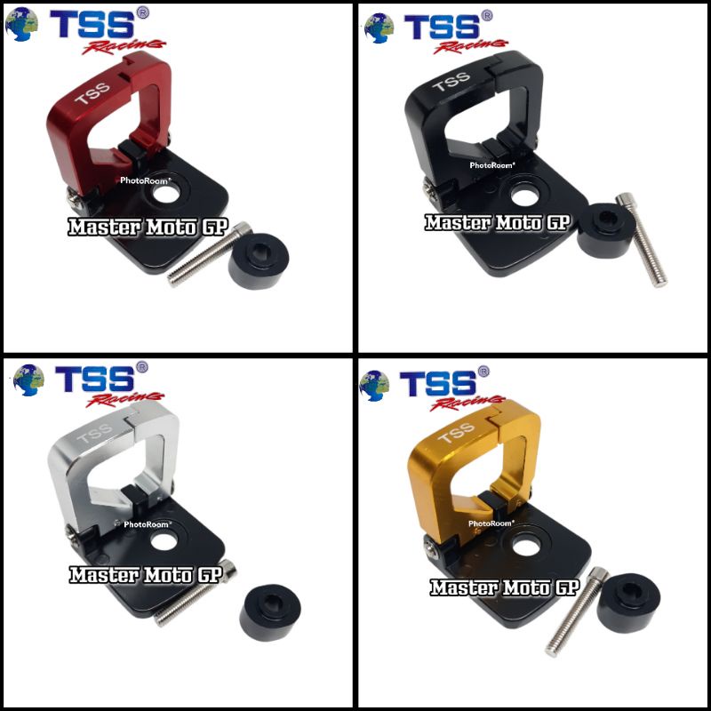 GANTUNGAN VNC CNC อลูมิเนียมกล่องแขวน Hook TSS full CNC Thailook super speed พับรถจักรยานยนต์แขวนกระเป๋า CNC สินค้าแขวน Nmax aerox lexi vario125 vario150 Beat mio scoopy Fino stylo Fazzio