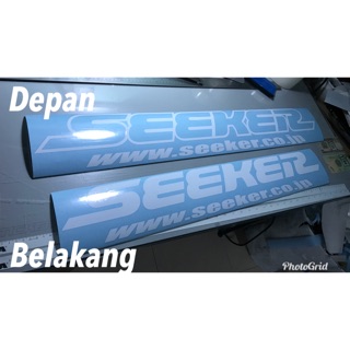 สติกเกอร์ TULISAN SEEKER HONDA หน้า หลัง