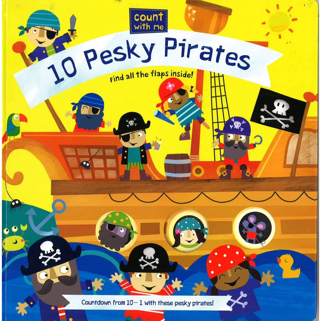 BBW หนังสือ Count With Me-10 Pesky Pirates ISBN: 9781912738168