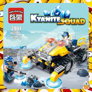 ตัวต่อ ENL2401 KYANITE SQUAD รถค้นหาเเร่ใต้ดิน จำนวน 119 ชิ้น