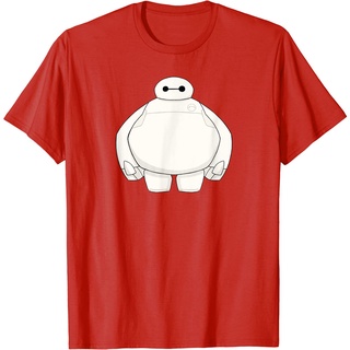 เสื้อยืดผ้าฝ้ายพรีเมี่ยม เสื้อยืด พิมพ์ลายหุ่นยนต์ Disney Big Hero 6 Baymax Healthcare