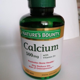 Natures Bounty, Calcium with Vitamin D3, 500 mg, 300 Tablets