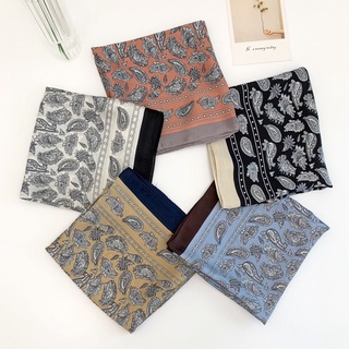 CICI 70x70 Multifunctional Satin Scarves Square Scarf Shawl ผ้าพันคอแพรไหม ผ้าพันคอผ้าไหมขนาดเล็กสไตล์เกาหลี