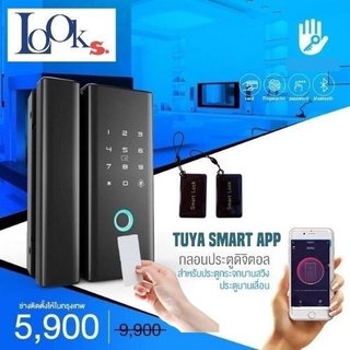 DIGITAL DOOR LOCK กลอนประตูดิจิตอล สแกนลายนิ้วมือ ทาบบัตร รหัส MODEL G200