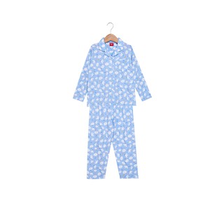ANGEL KIDS ชุดนอนแขนยาวเด็กหญิง ลาย Lovely Bird ชุดนอน เสื้อผ้าเด็กโต เด็กผู้หญิง เด็ก ของเล่น