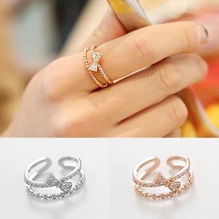 แหวน 925 Sterling Silver Ear Ring สำหรับสตรี