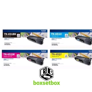 Brother TN 451 BK,C,M,Y Toner Cartridge ของแท้ออกใบกำกับภาษีได้