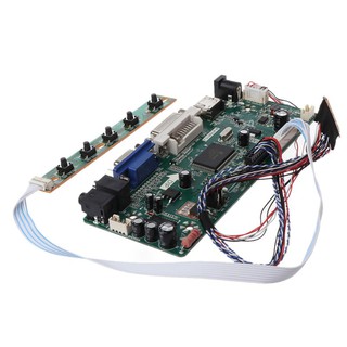 Wili บอร์ดโมดูลควบคุมหน้าจอ Lcd Hdmi Dvi Vga Audio Pc 15 . 6 นิ้ว B 156 Xw 02 1366x768 1 Ch 6 / 8 - Bit 40 Pin Panel