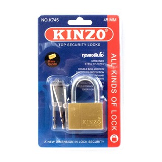 KINZO กุญแจทองแบบแขวน K 745-45 มม.