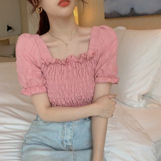 🧁Mia Lovely Doll Crop เสื้อครอปสม็อครอบตัวแขนตุ๊กตา