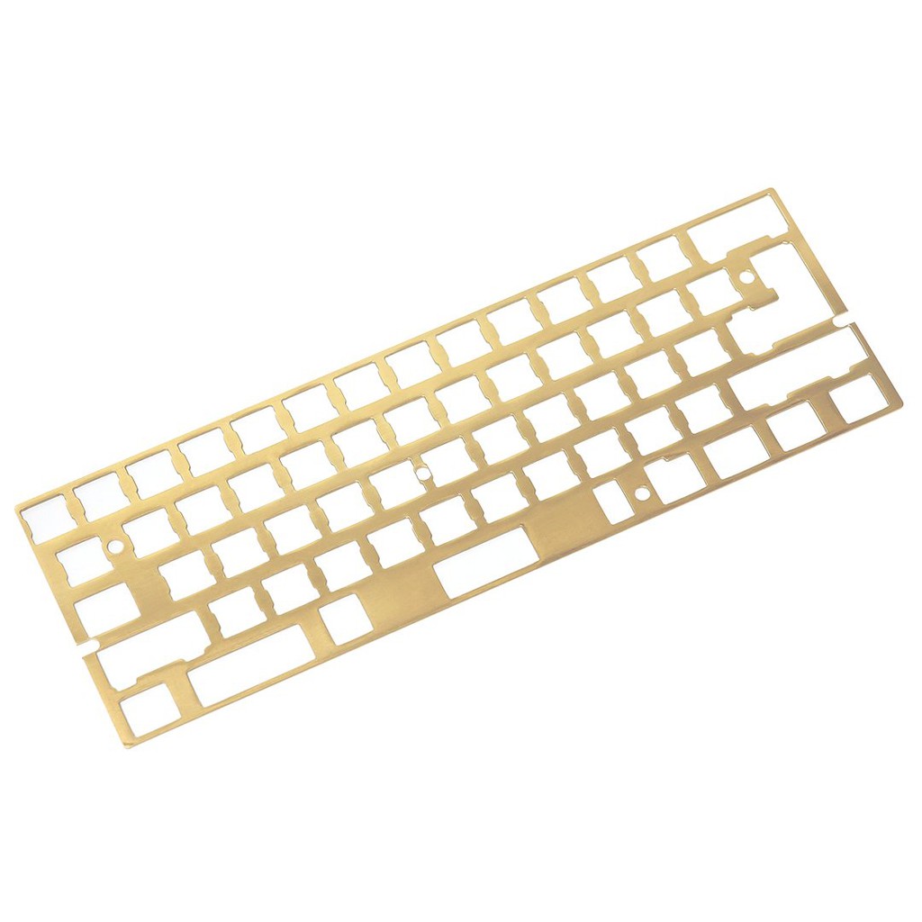เพลท DZ60 Brass plate ทองเหลือง คีย์บอร์ด Custom Keyboard 60 ANSI Layout สำหรับ mechanical