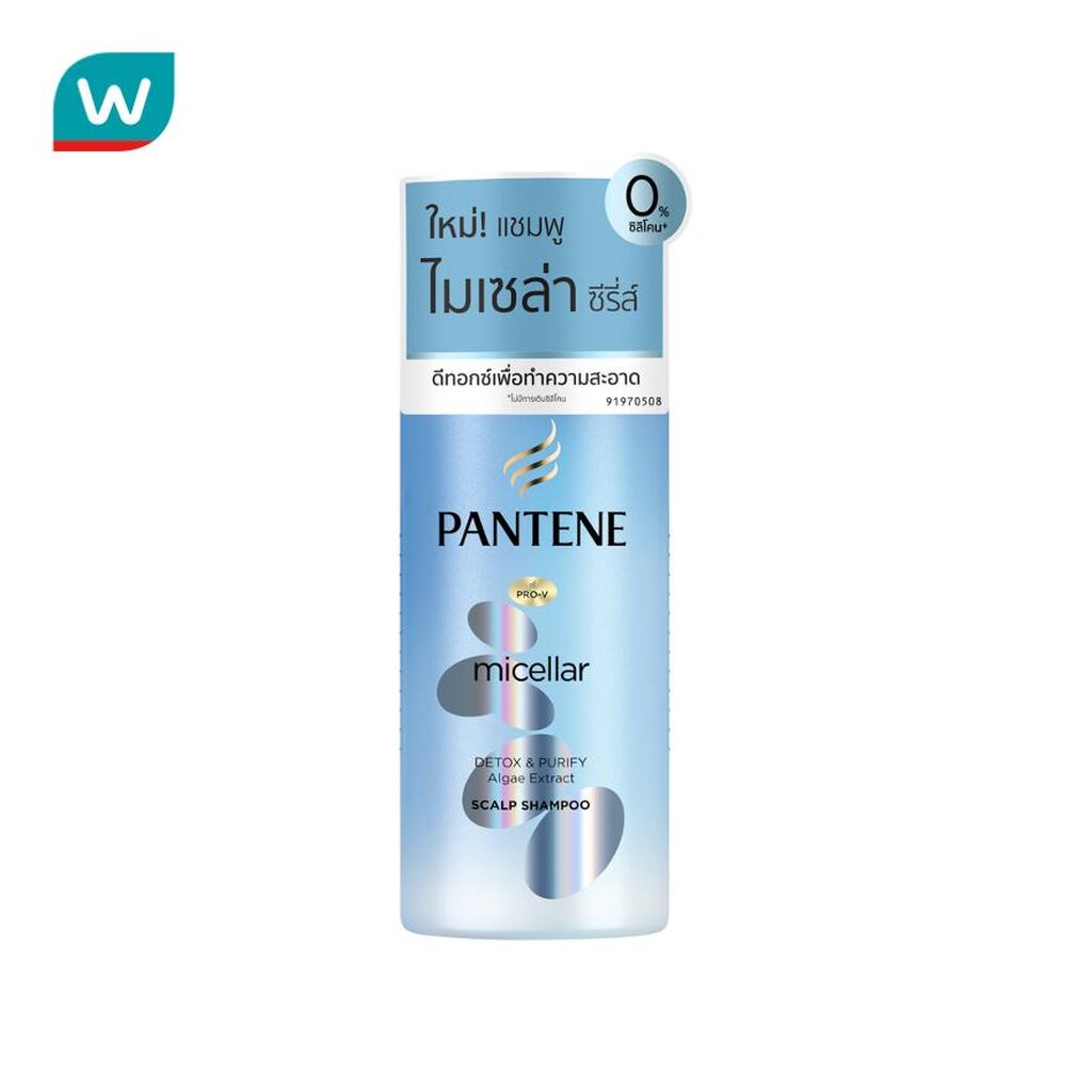 Pantene แพนทีน โปร-วี ไมเซล่า ดีทอกซ์ แอนด์ เพียวริฟาย แอลจี เอกซ์แทรก สคาร์ป แชมพู 300 มล.
