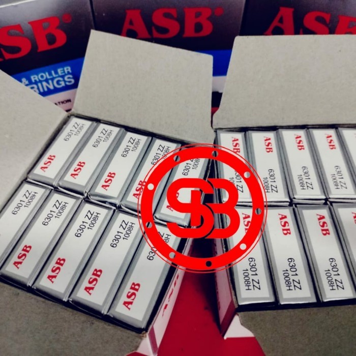 แบริ่ง / Laker / Laher 6301 ZZ ASB