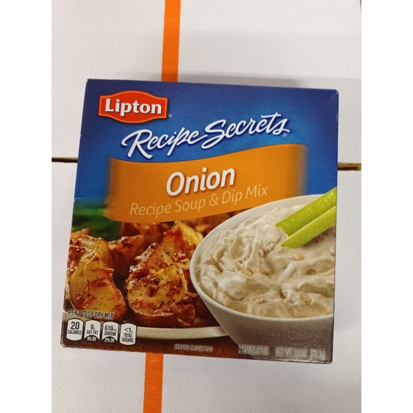 Lipton Onion Recips Soup&amp;dip Mix ผงทำซุปหัวหอม  56.7g ราคาพิเศษ