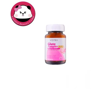 Vistra Gluta Complex 800 วิสทร้า กลูต้า คอมเพล็กซ์ 800 1 ขวด บรรจุ 30 เม็ด