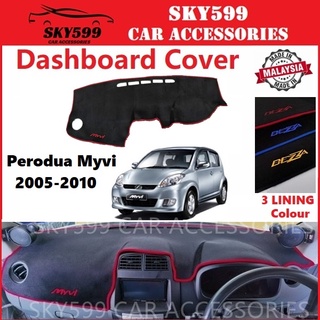 Perodua Myvi 2005-2010 แผ่นแดชบอร์ด แบบหนา กันลื่น คุณภาพสูง