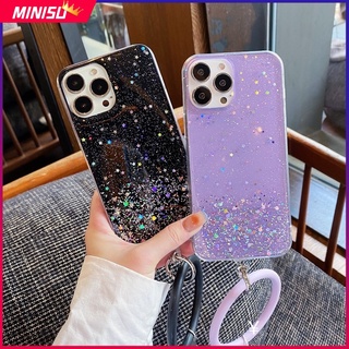 เคสโทรศัพท์มือถือ ซิลิโคนนุ่ม ใส ลายกลิตเตอร์ พร้อมสายคล้องมือ สําหรับ Huawei Nova 8 8i 8SE 7 7i 7SE 7Pro 9 9SE 9Pro