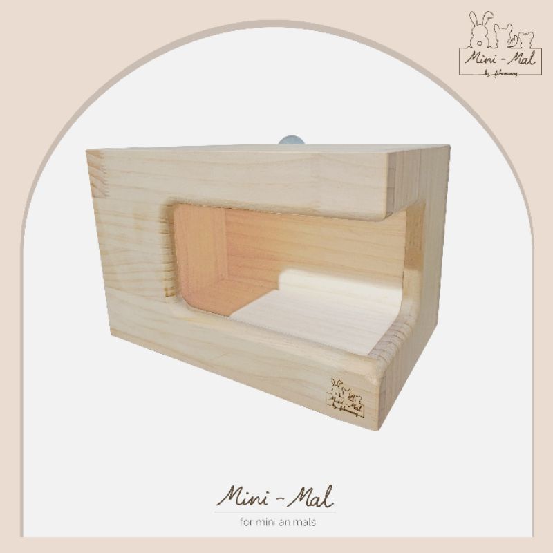 Mini-Mal by filmnueng | The Mystery Box บ้านสไตล์โมเดิร์นสำหรับติดกรงสัตว์เล็ก ชินชิลล่า กระรอก ชูการ์ ลิงขนาดเล็ก