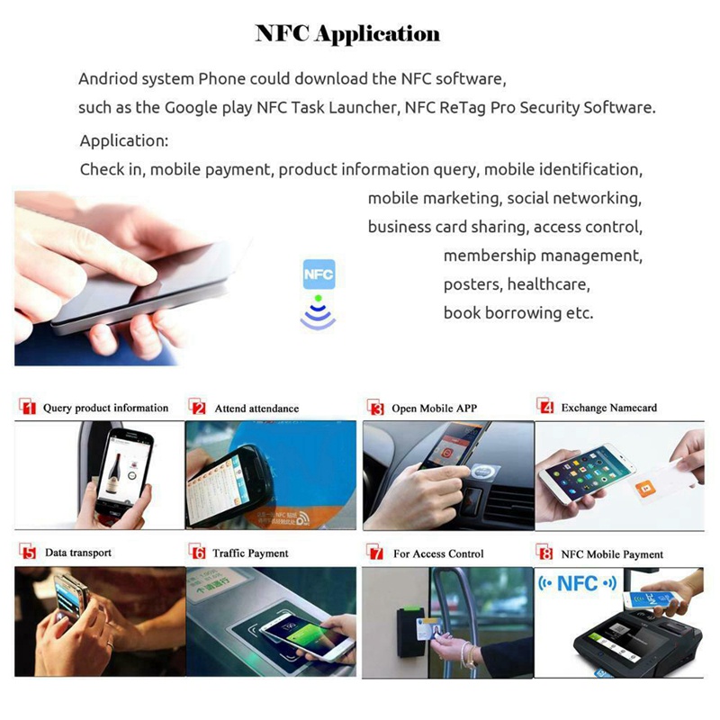 【ขายดี】ชิปเหรียญ Pvc สําหรับ NTAG215 NFC 215 100 ชิ้น ต่อล็อต #6