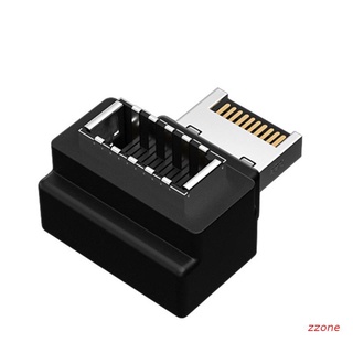 Zzz อะแดปเตอร์ 90 องศาสําหรับคอมพิวเตอร์ Usb 3.1 Type-E Female To Type-E Male อะแดปเตอร์ทนทาน