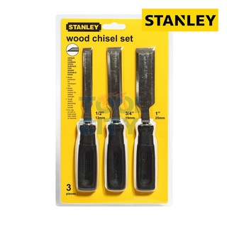 STANLEY 16-089 ชุดสิ่ว 3 ชิ้น ขนาด 1/2, 3/4, 1"