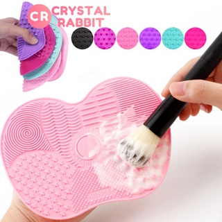 CRYSTAL RABBIT แปรงแต่งหน้า ทำความสะอาดแผ่นซิลิโคน สะดวก พับ น้ำยาล้างแปรง