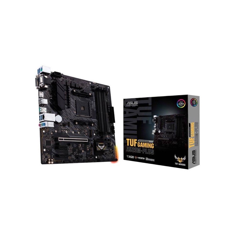 เมนบอร์ด AM4 Mainboard ASUS TUF GAMING A520M-PLUS AM4 มือสองประกัน เกือบ 3 ปี