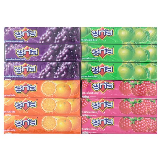 🔥The Best!! ซูกัส ลูกอมกลิ่นผลไม้ต่างๆ 1,080กรัม Sugus Fruits Flavored Candy 1,080g
