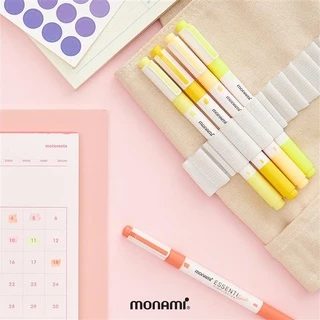 Monami ปากกาเน้นข้อความ เอสเซ็นติ รุ่น 2 หัว Essenti Twin