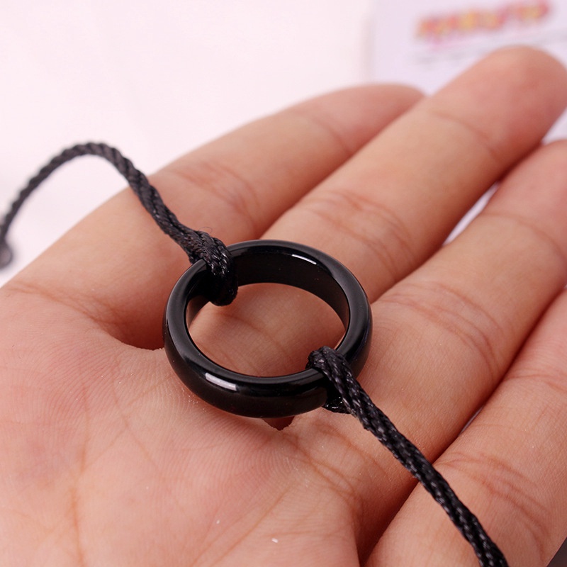 เครื่องประดับสร้อยคอเชือกคอสเพลย์อะนิเมะญี่ปุ่น Akatsuki สําหรับผู้ชาย - รูปที่ 4