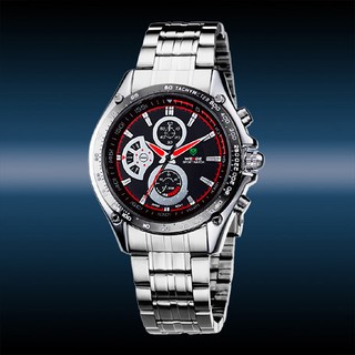 WH1110 :  Quartz Analog Stainless Steel Sports Watch