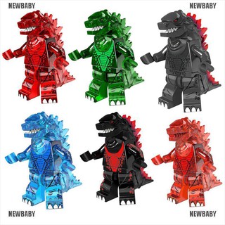 ❀เด็กทารก❀ฟิกเกอร์ตัวต่อเลโก้ Godzilla Horror Movie Lego Sci-fi Monster Rare Dino ขนาดเล็ก ของเล่นสําหรับเด็ก