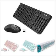 Oker keyboard+mouse Wireless ชุดไร้สาย k8830