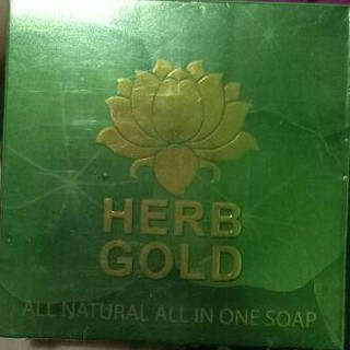 Herb Gold Soap สบู่เฮิร์บโกลด์ ลดการเกิดสิว ฝ้า ขนาด 50 กรัม