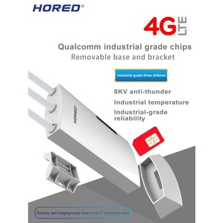 4G CPE Outdoor WiFi Router 3 เสา ,PA Chip สัญญาณแรง Indoor&amp;Outdoor High-Performance Industrial Grade