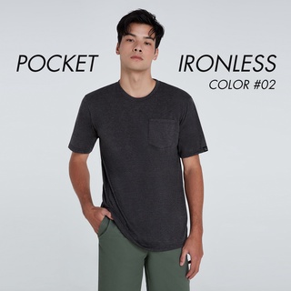 เสื้อยืดกระเป๋าอก IRONLESS ยับยาก ไม่จำเป็นต้องรีด ไม่หด เเละ ไม่ย้วย by jfourtshirtmart